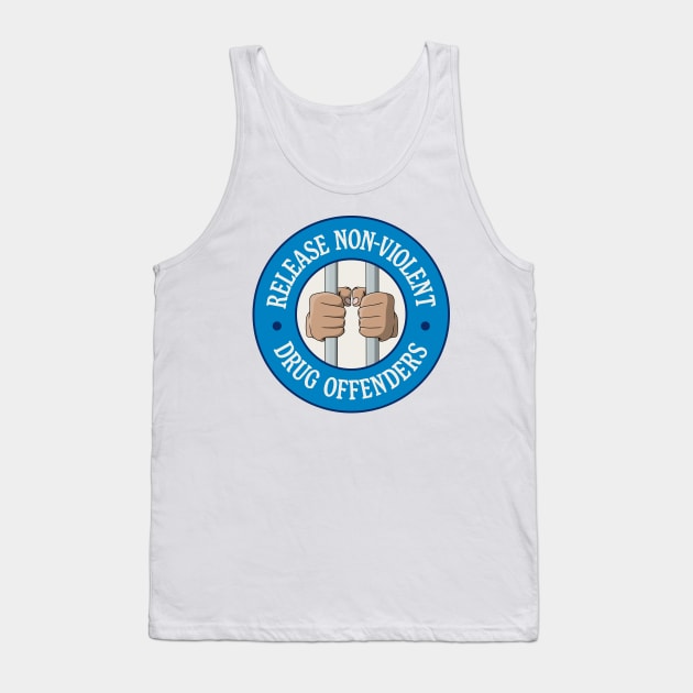 Release Non-Violent Drug Offenders Tank Top by Football from the Left